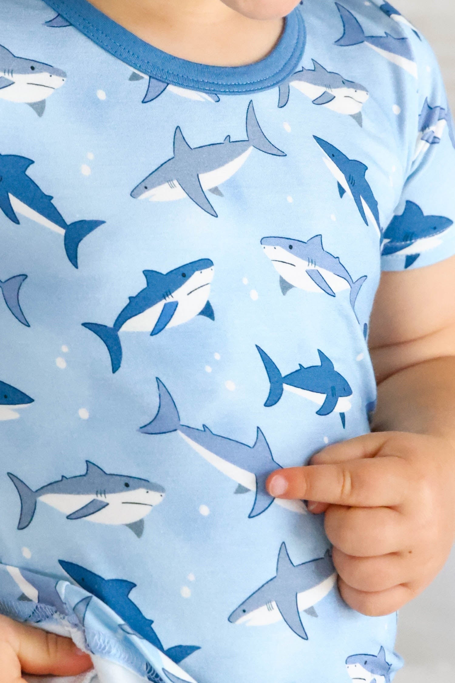 Two Piece Short Pajama Set | Fin Friends