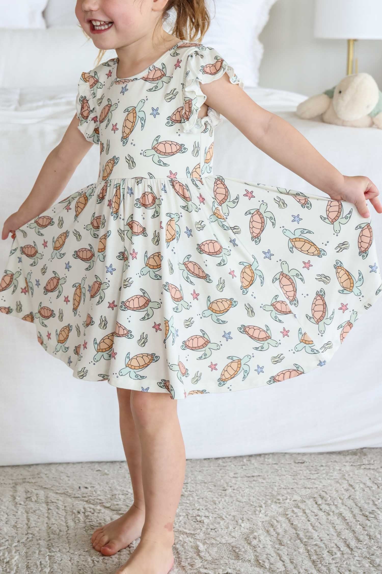 Ruffle Twirl Dress | Turtley Rad