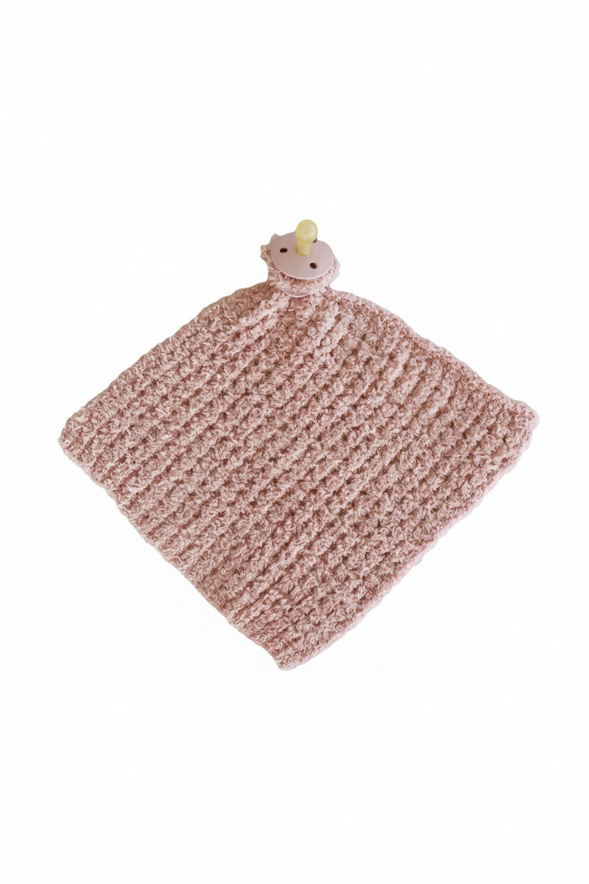 CuddleLaneTM Luxe Waffle Lovey | Wild Rose