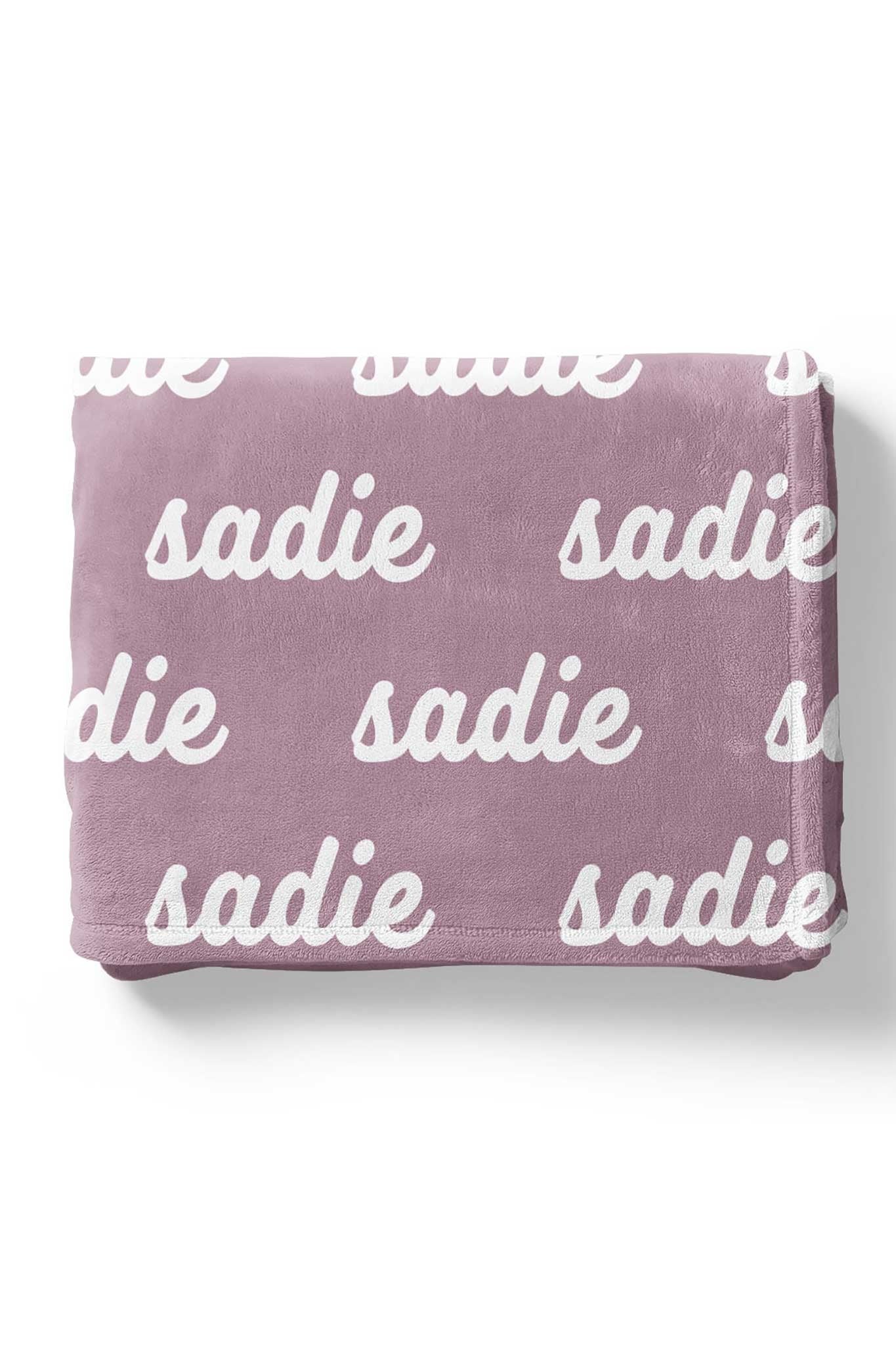 Violet Tones Personalized Color Blanket