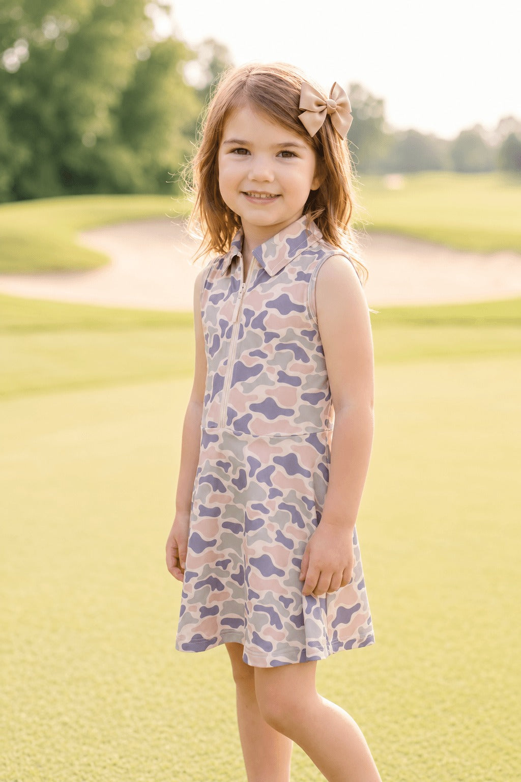 Girl's Polo Dress | Camo Cutie
