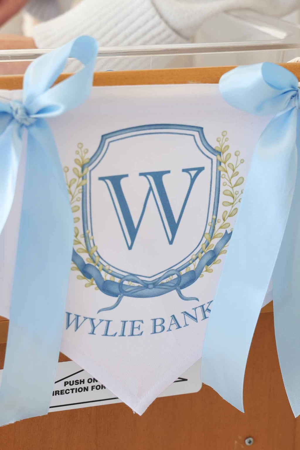 Printed Welcome Banner