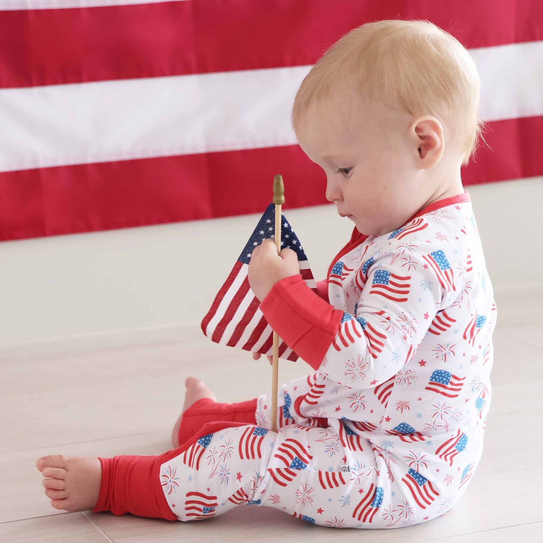 Fireworks & Freedom Convertible Zip Romper