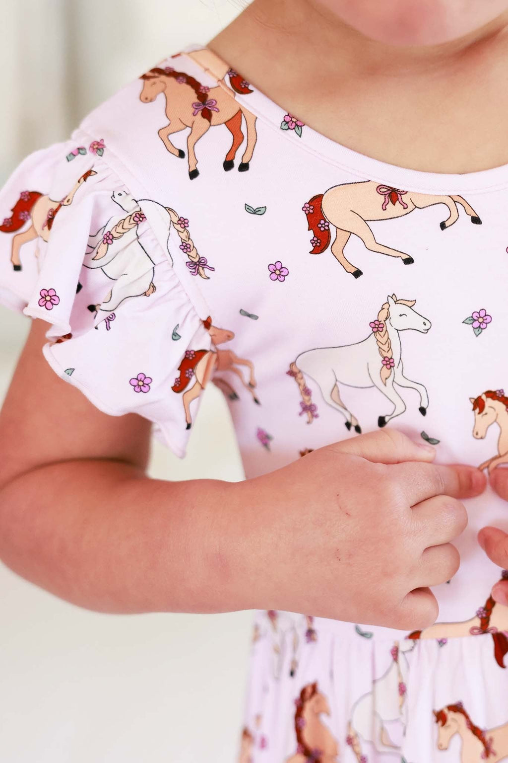 Ruffle Twirl Dress | Pony Club Pink