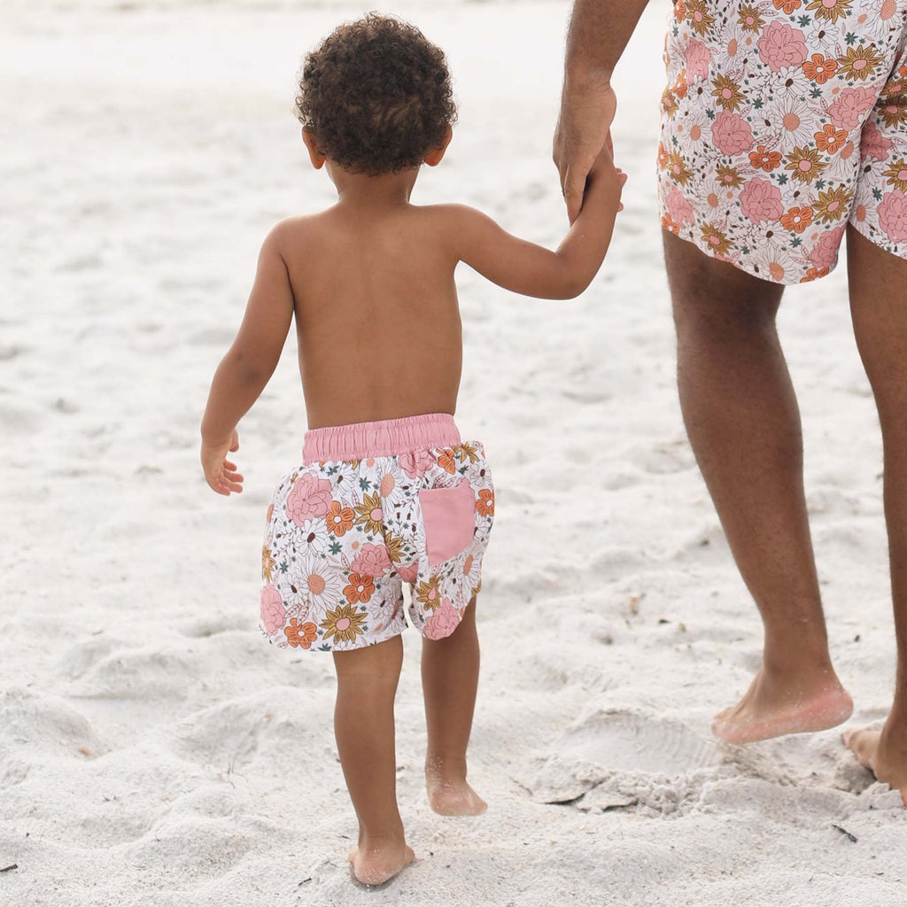 Boy's Swim Trunks | Boho Floral