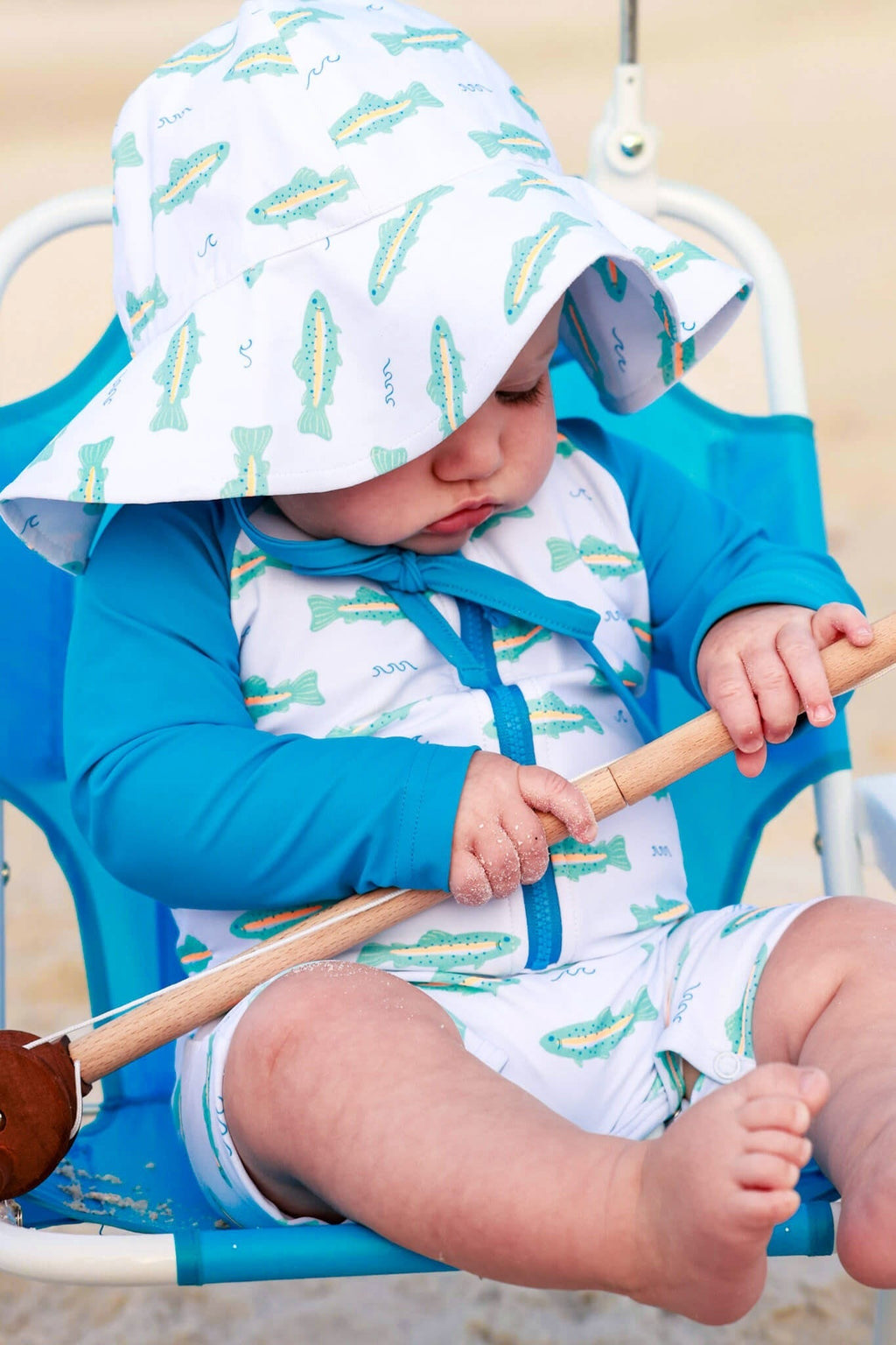 Printed Sun Hat | Tiny Trout