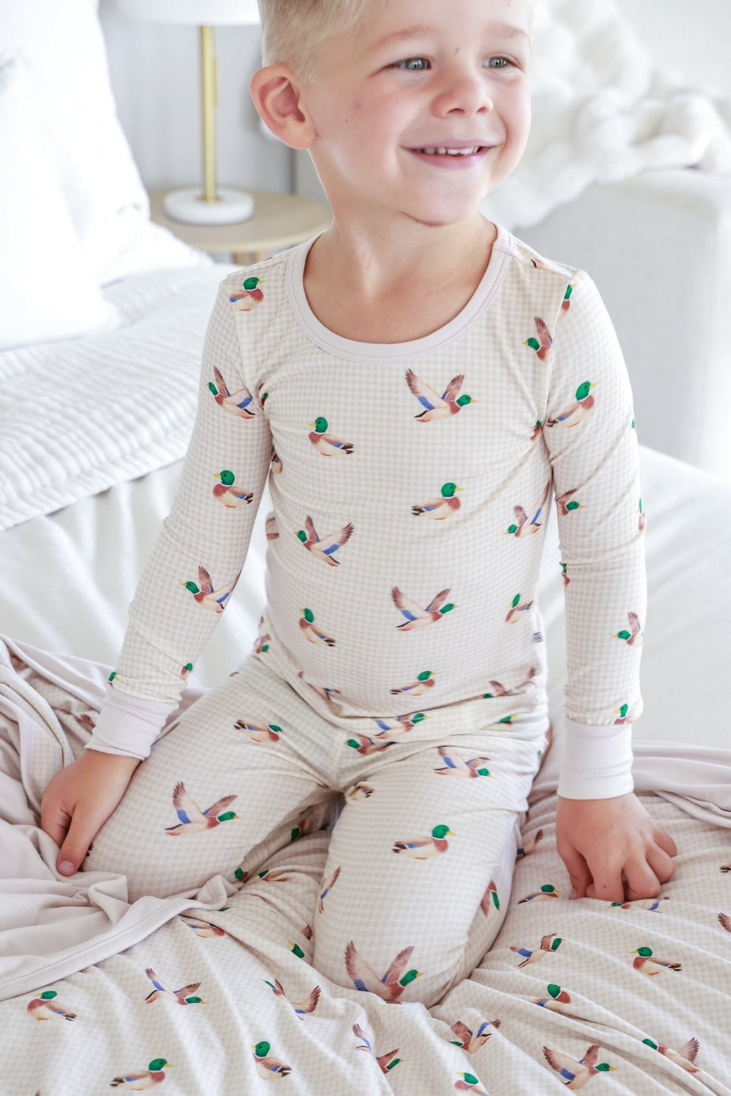 Two Piece Bamboo Pajama Set | Little Mallard
