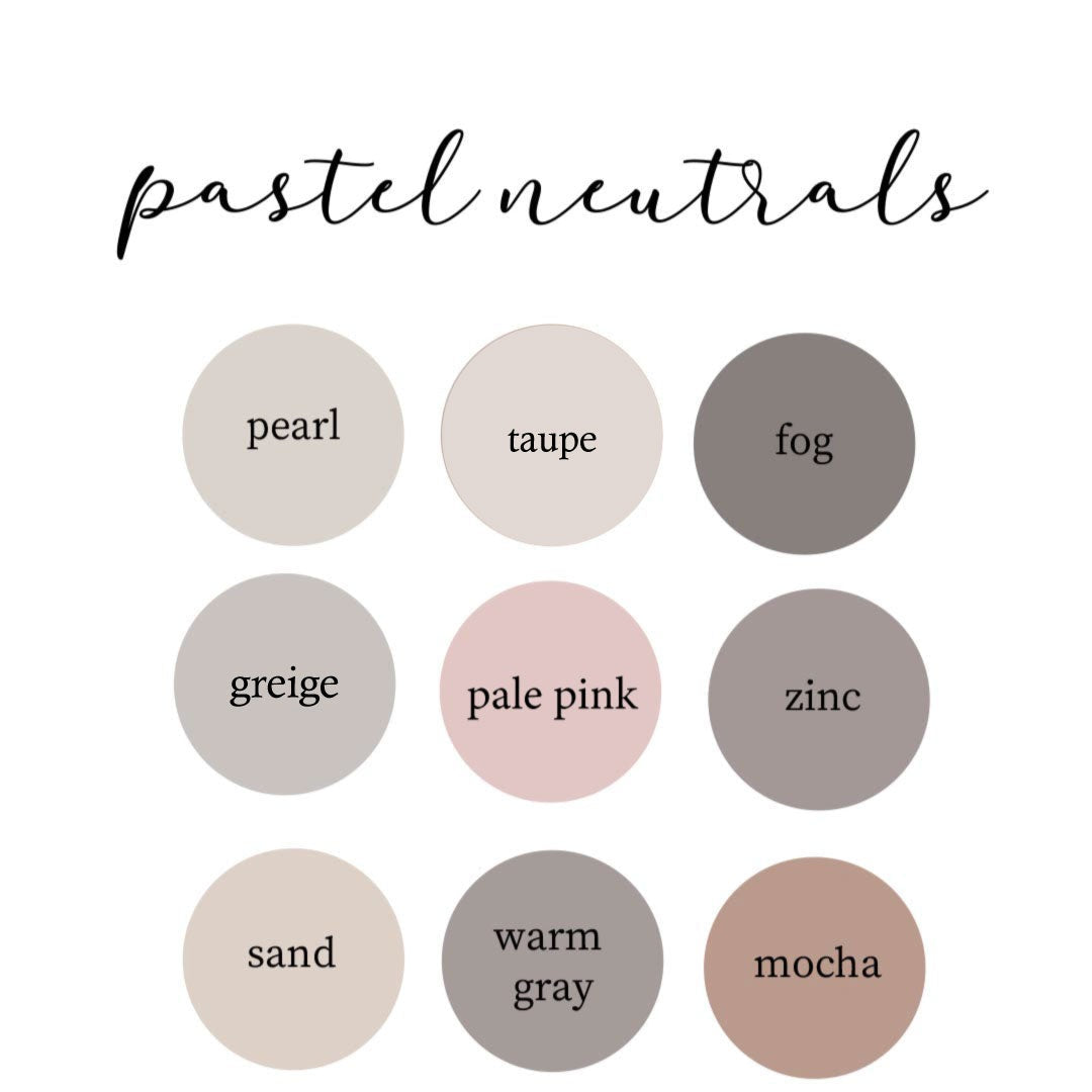 Pastel Neutrals Personalized Color Blanket