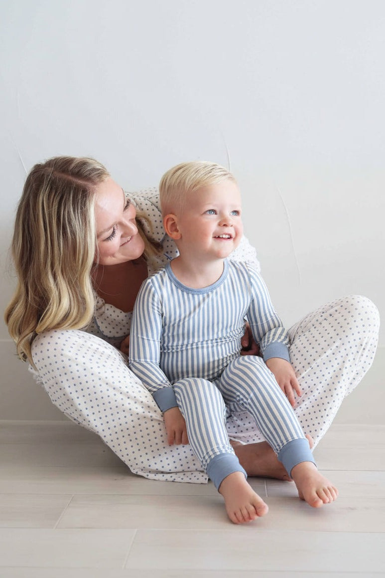 Snuggle Stripes Two Piece Pajama Set