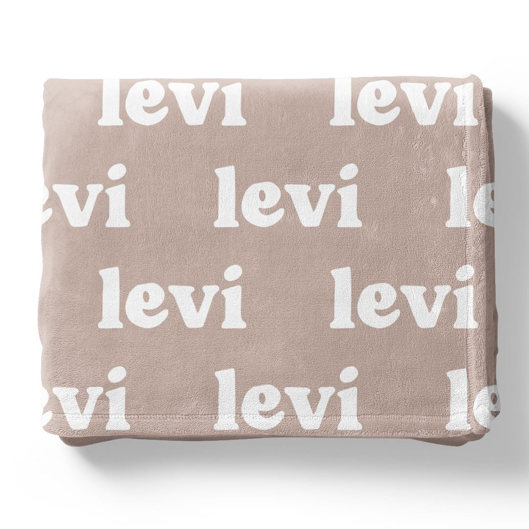 Personalized Color Blanket | Taupe
