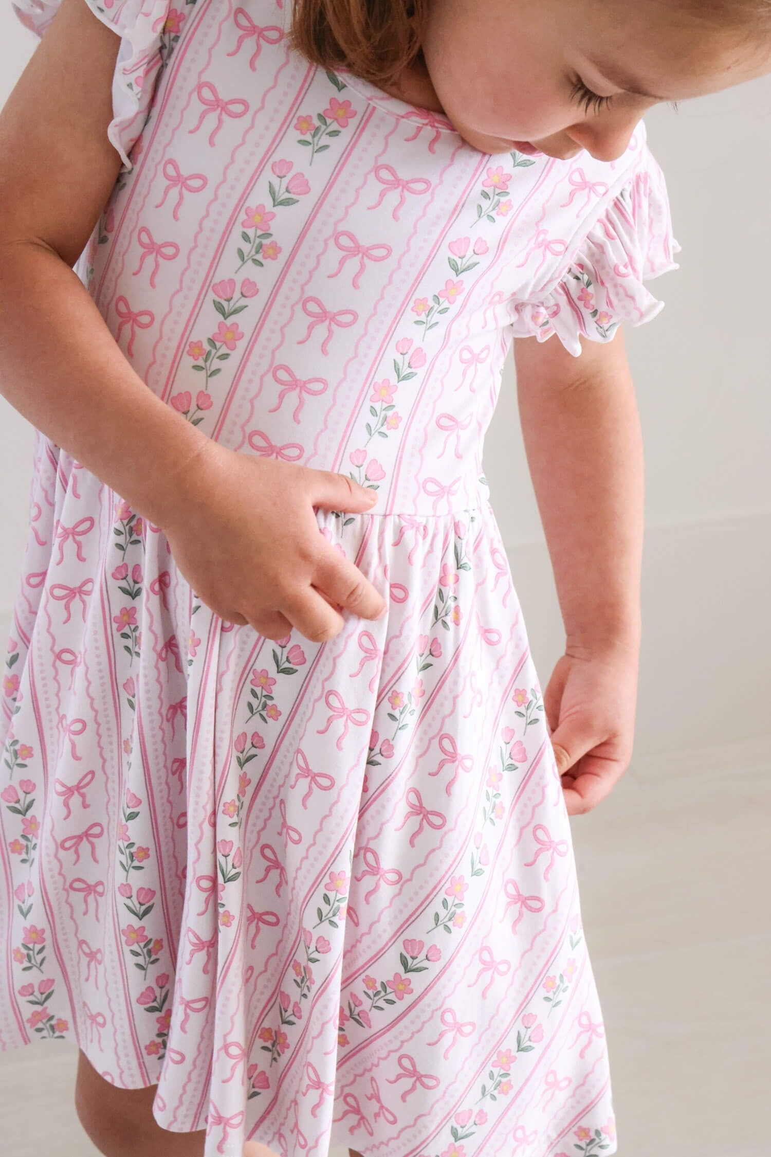 Ruffle Twirl Dress | Coquette Garden