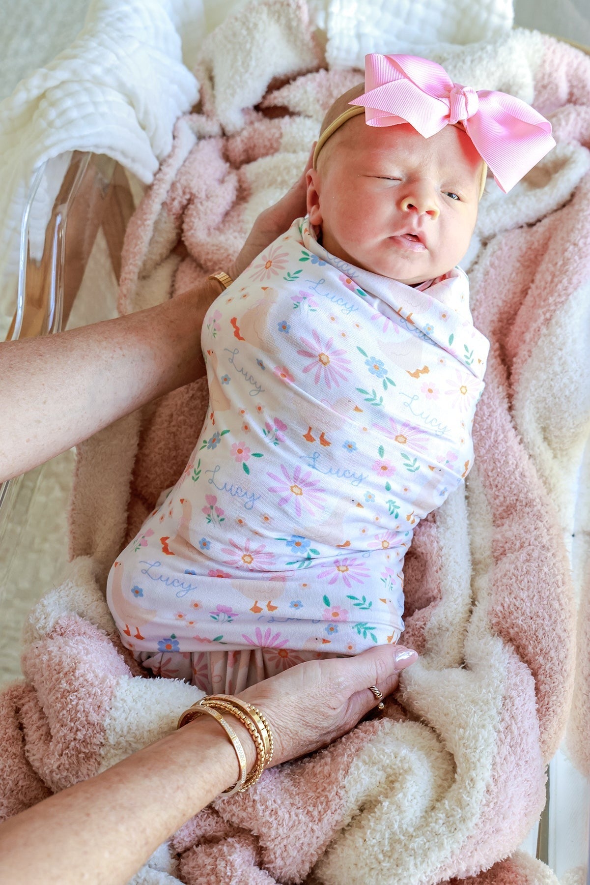 Personalized Swaddle Blanket | Loosey Goose