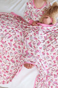 Rodeo Dreams Double Sided Bamboo Blanket | Pink