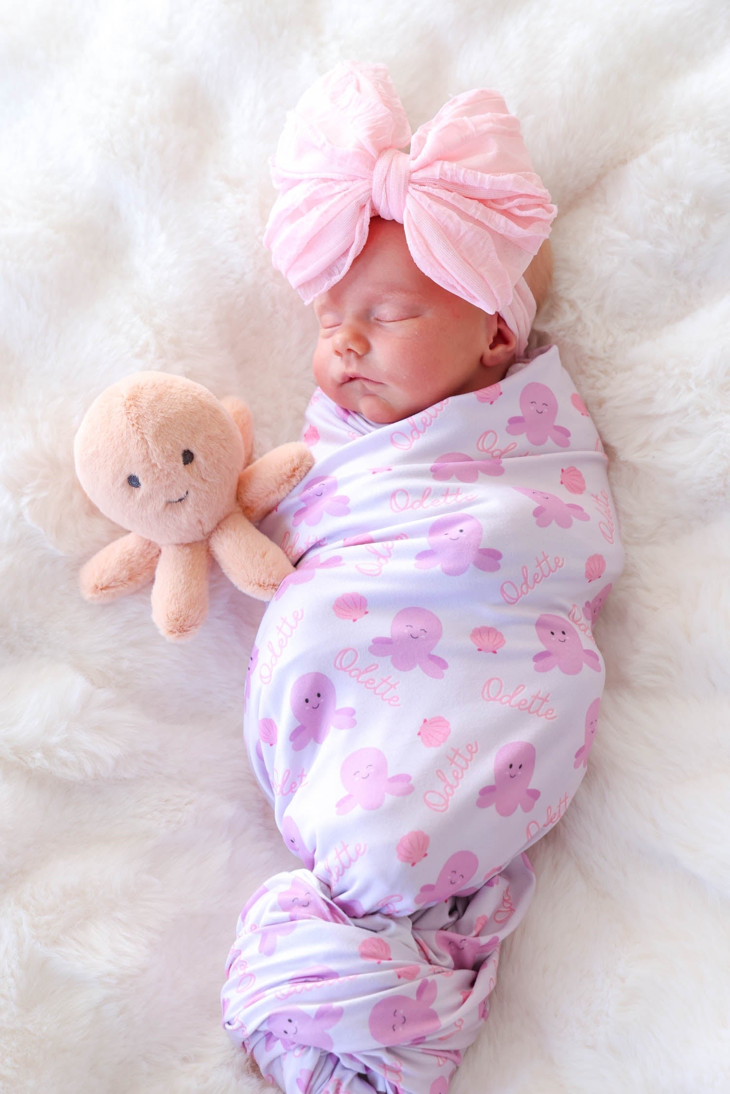 Personalized Swaddle Blanket | Sea Snuggles