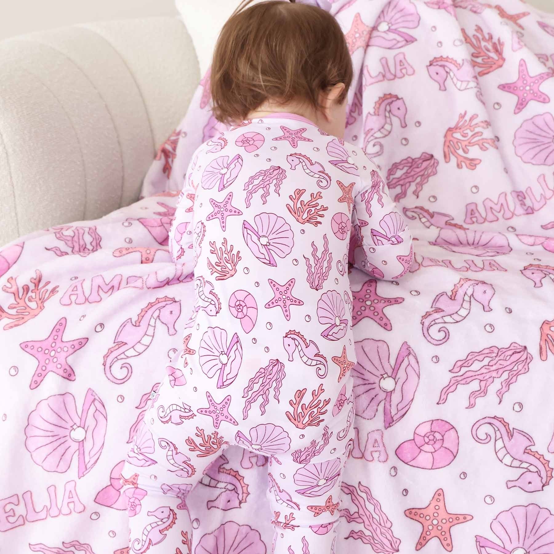 Tiny Tides Convertible Zip Romper | Pink