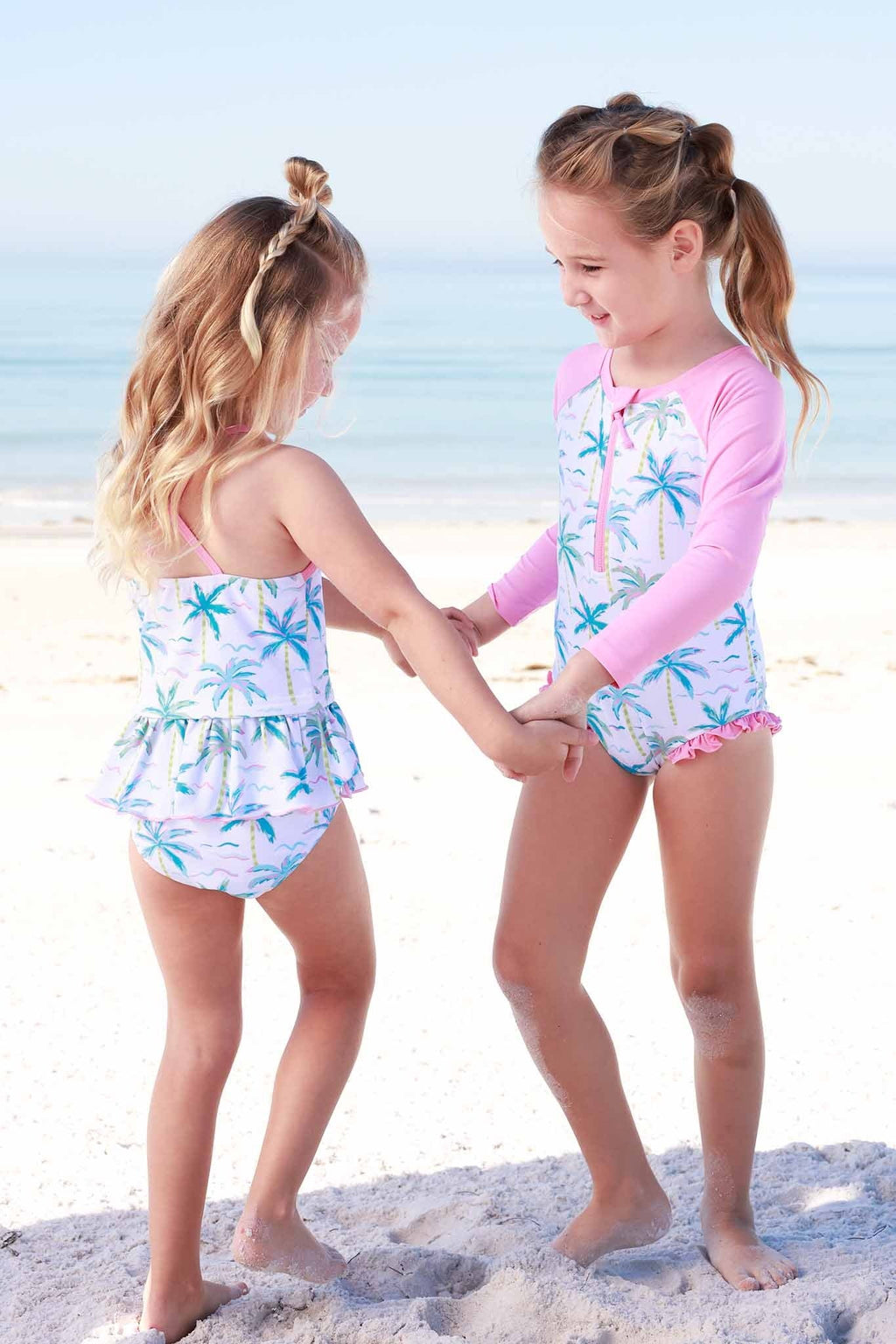 Two Piece Strappy Tankini | Blue Lagoon