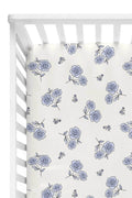 Sapphire Garden Crib Sheet