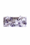 Knit Large Bow Headwrap | Amethyst Garden