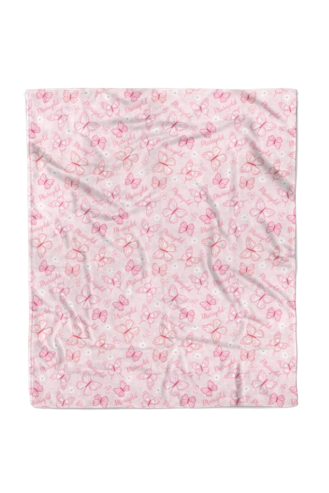 Personalized Kids Blanket | Blooming Butterflies