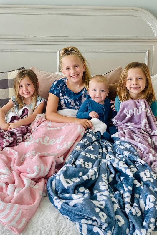 Cotton Candy Personalized Color Blanket