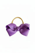 Ribbon Bow Headband | Amethyst