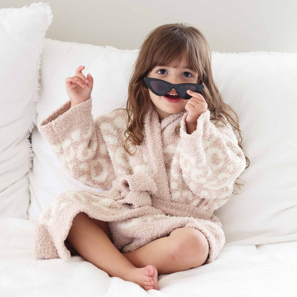CuddleLaneTM Kids Robe | Leopard