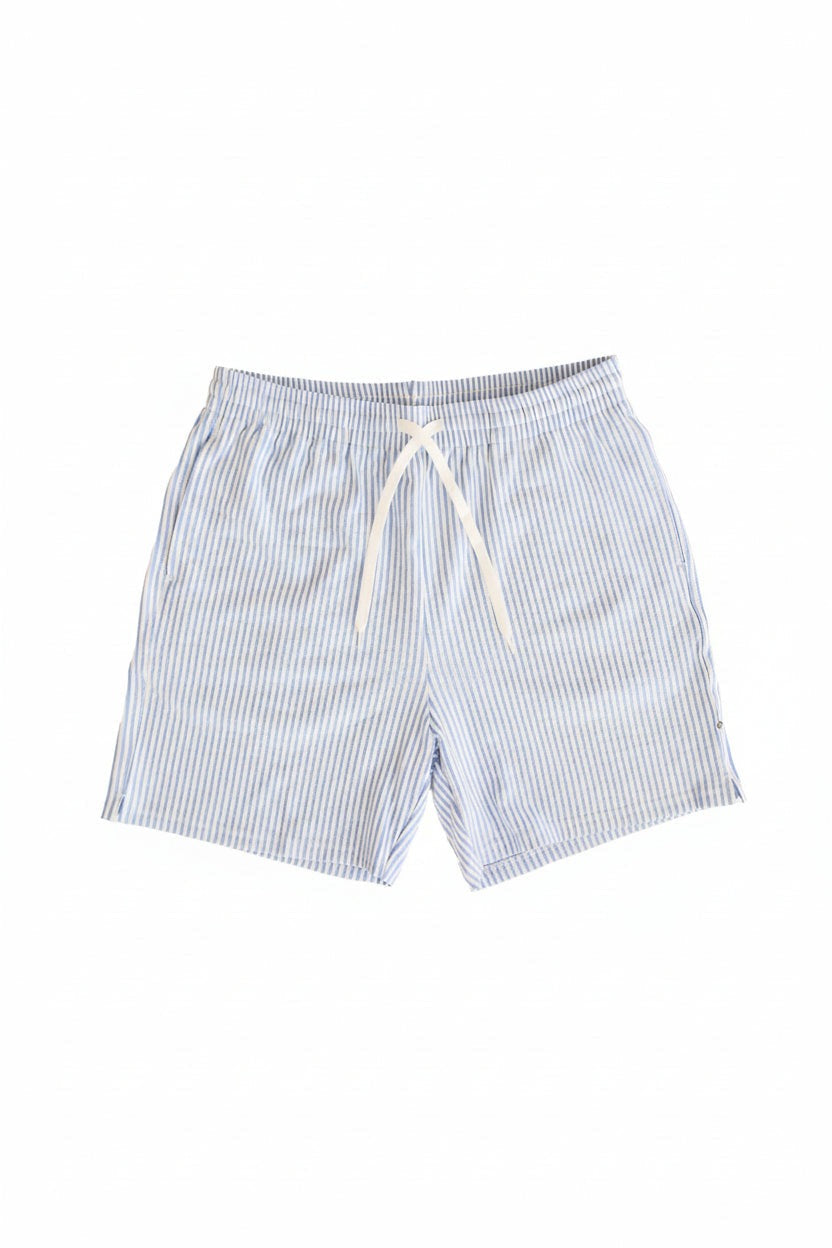 Men's Swim Trunks | Seersucker Blue
