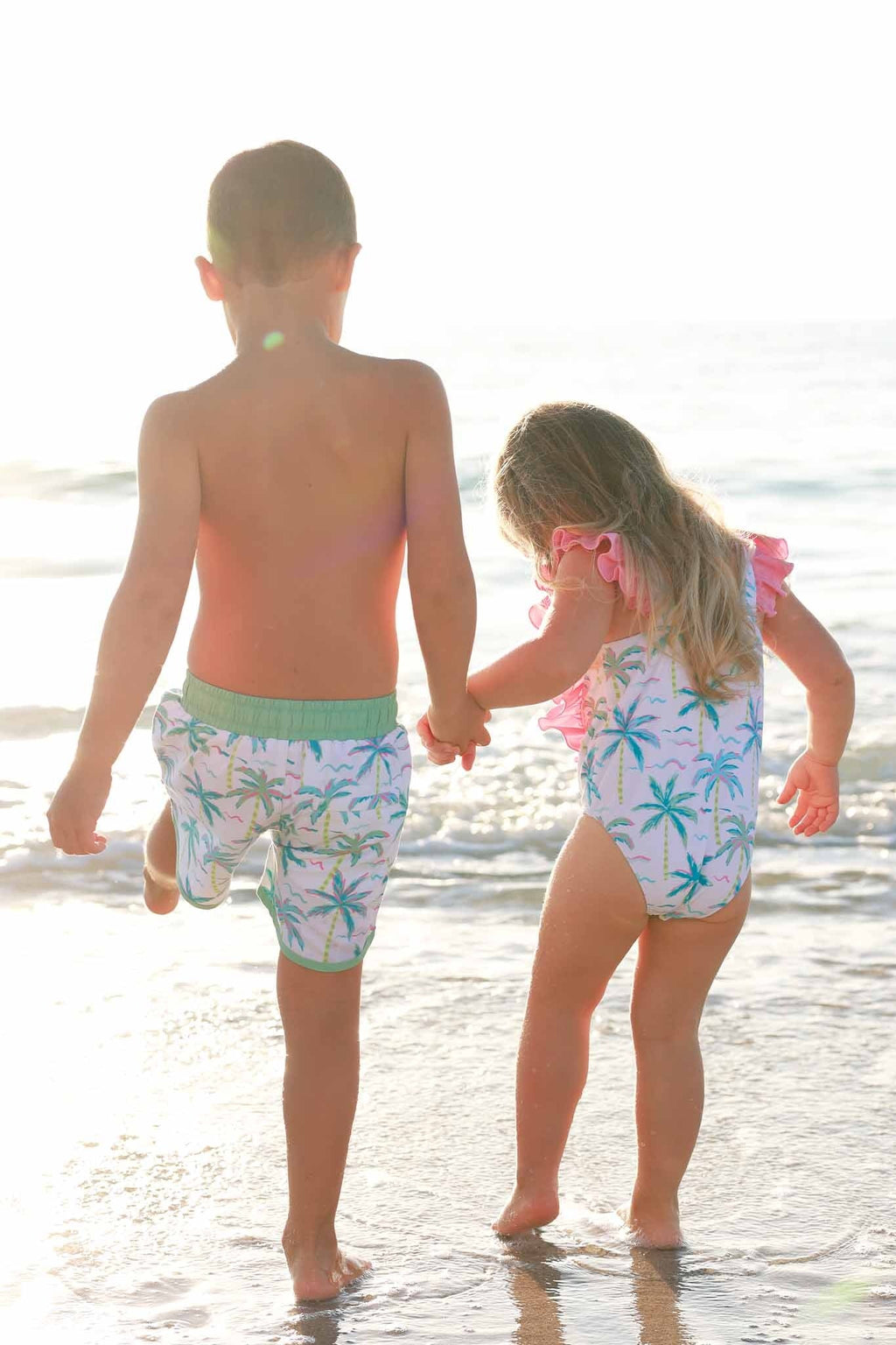 Double Ruffle One Piece | Blue Lagoon