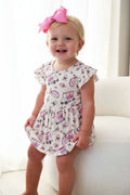 Sleeveless Twirl Bodysuit | Caddie Crew Pink