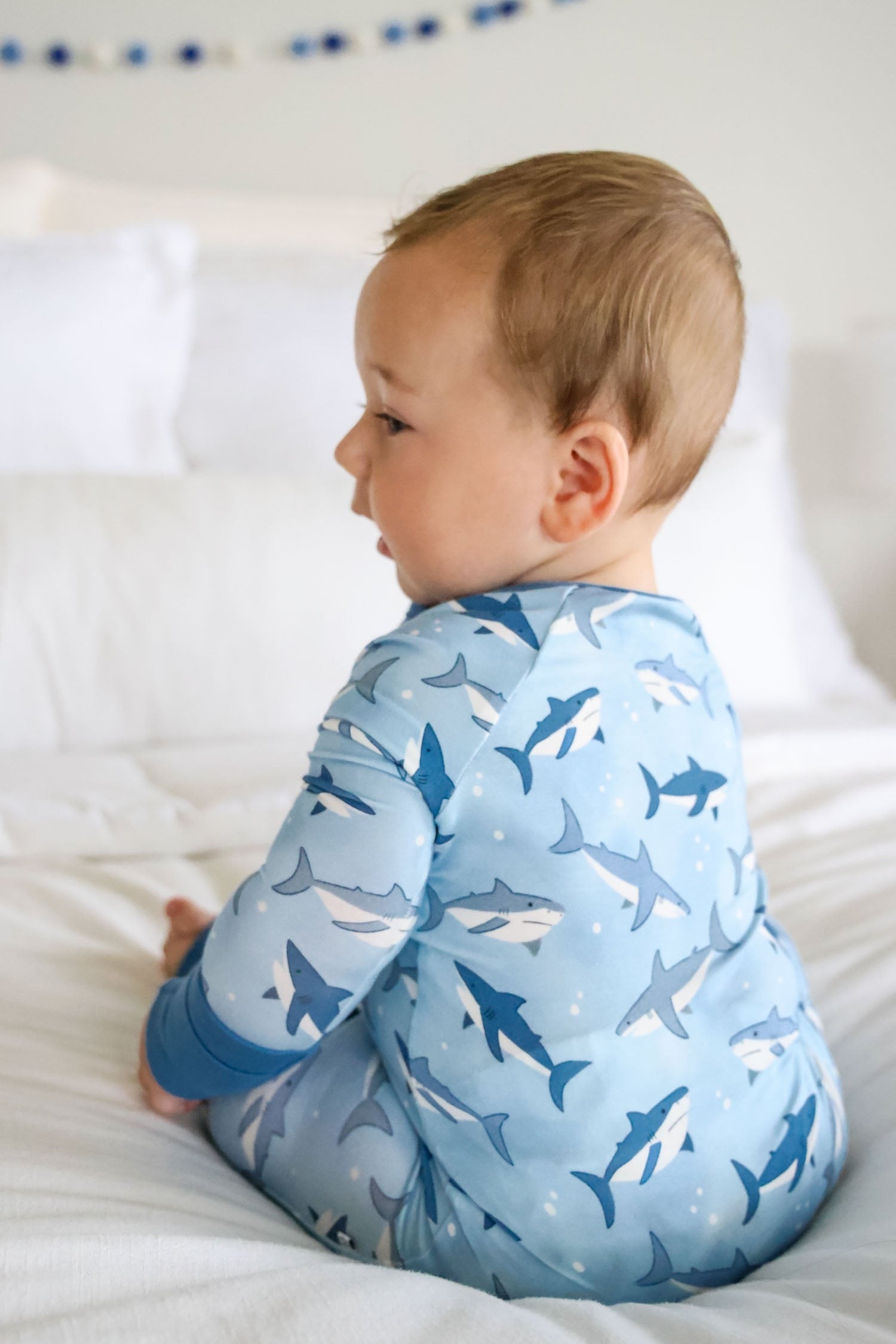 Convertible Bamboo Zip Romper | Fin Friends