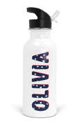 Personalized Kids Water Bottle | Stars & Stripes Party