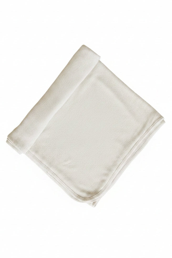 Eggshell Waffle Bamboo Oversized Swaddle Blanket