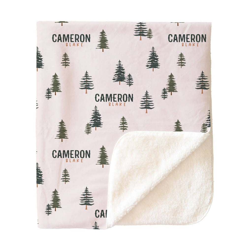 Evergreen Personalized Kids Blanket