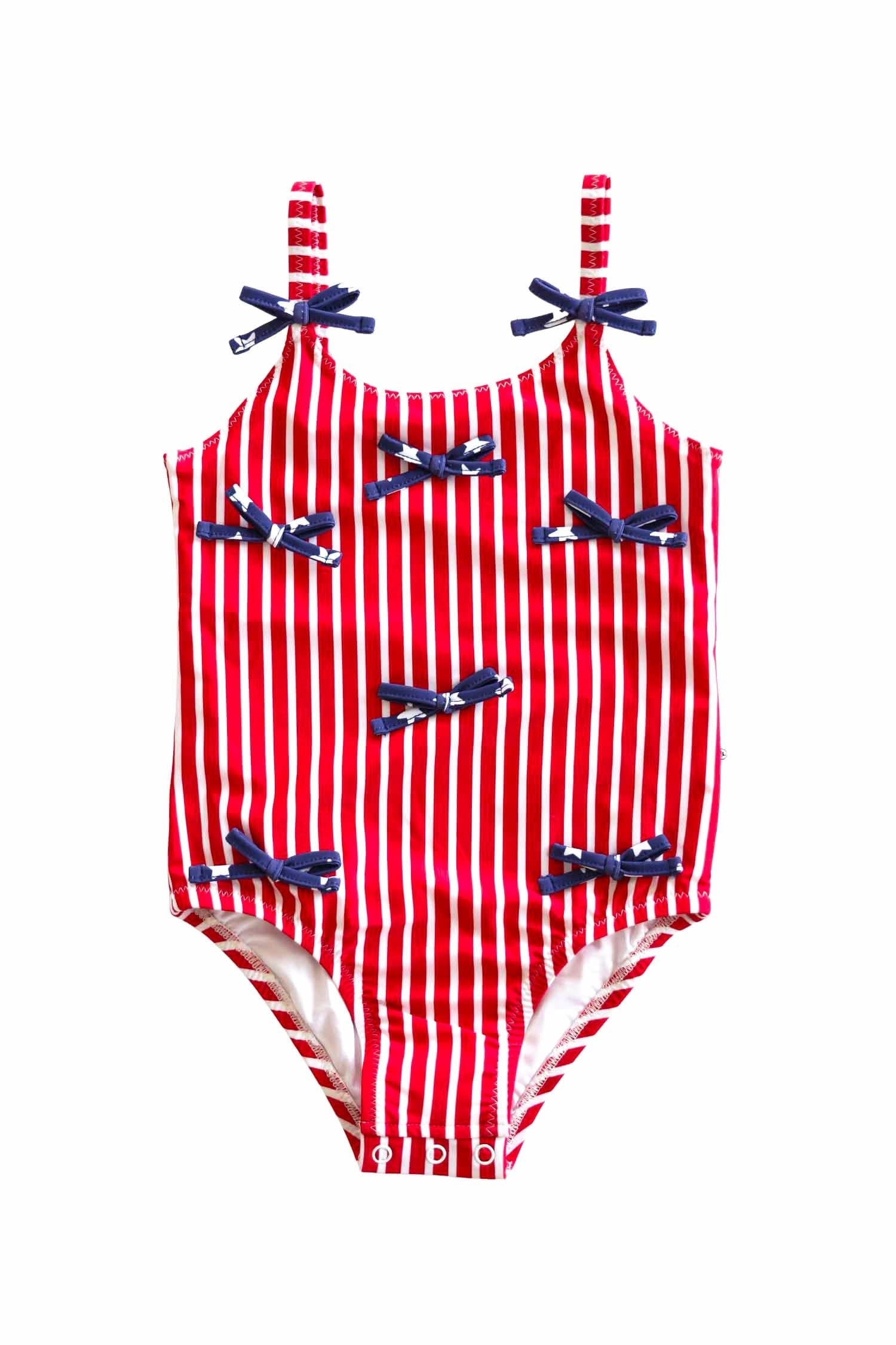Tiny Bows One Piece | Stars & Stripes Party