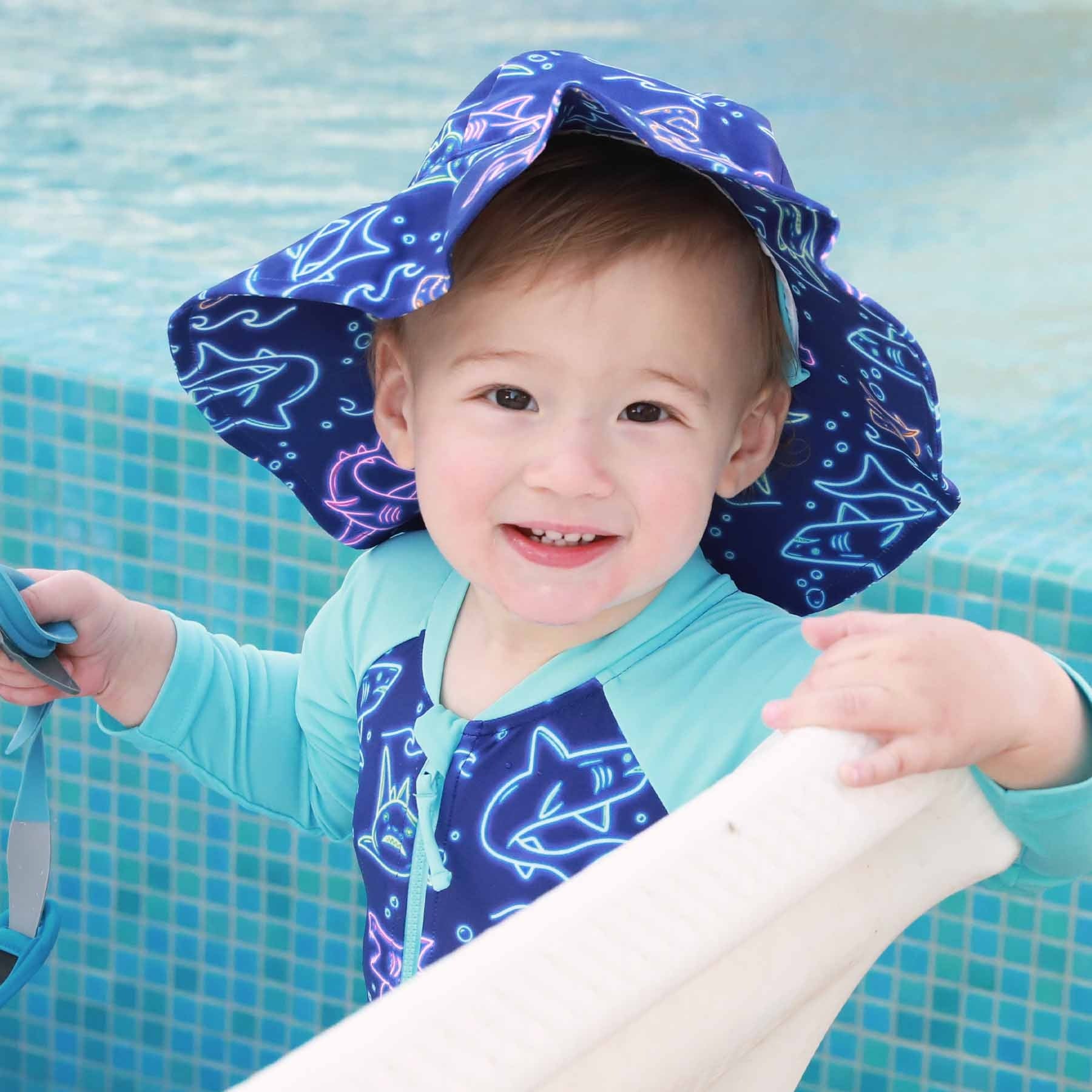 Printed Sun Hat | Glow Fins