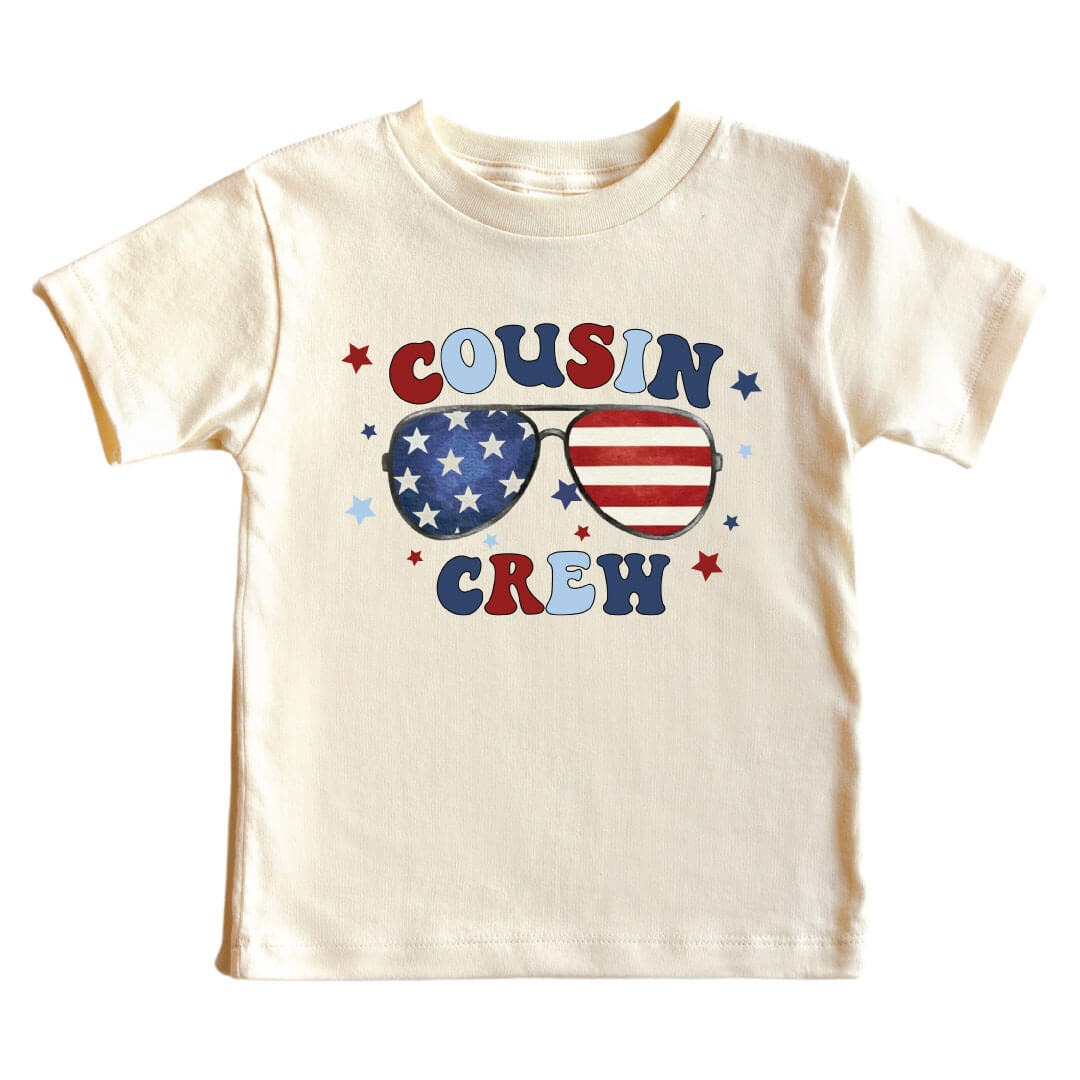 American Cousin Crew Kids Graphic Tee | Natural