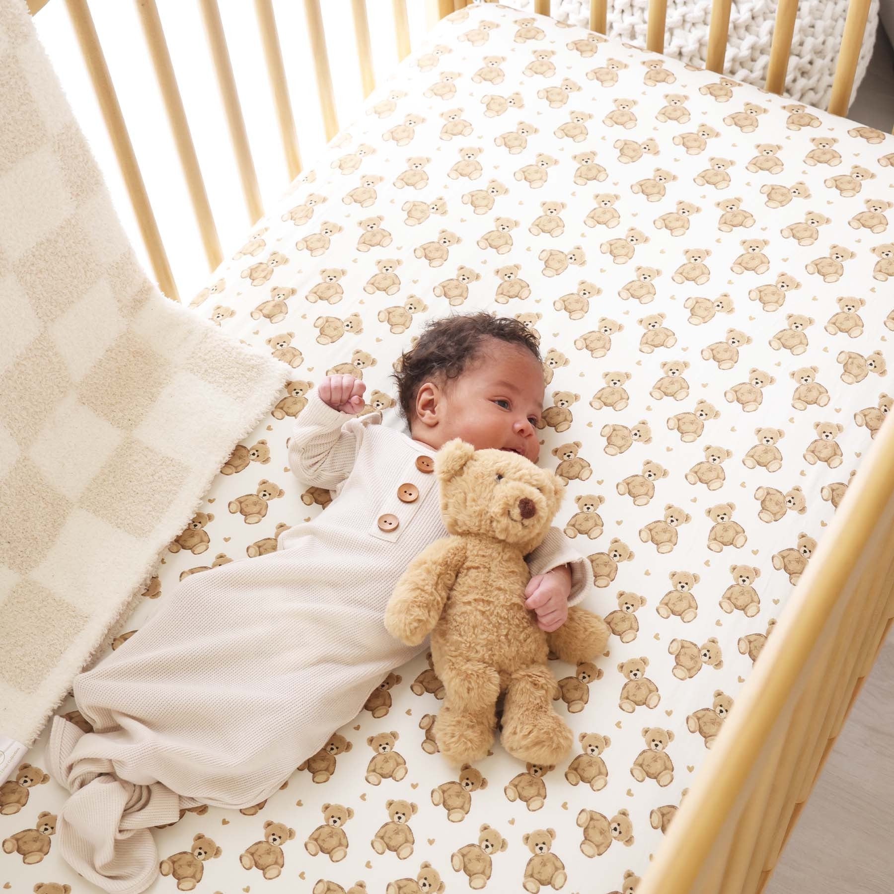 Beary Sweet Crib Sheet