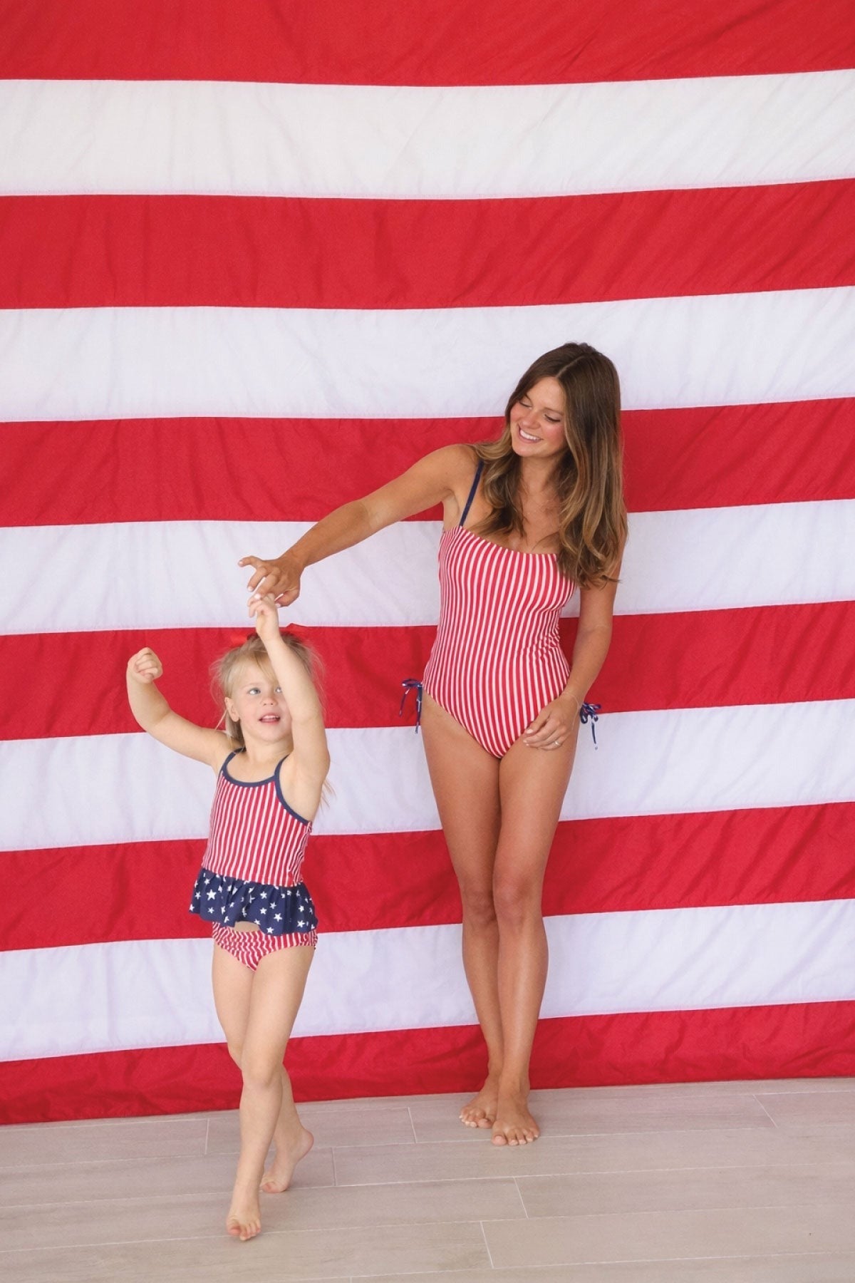 Women's Removable Strap One Piece | Stars & Stripes Party