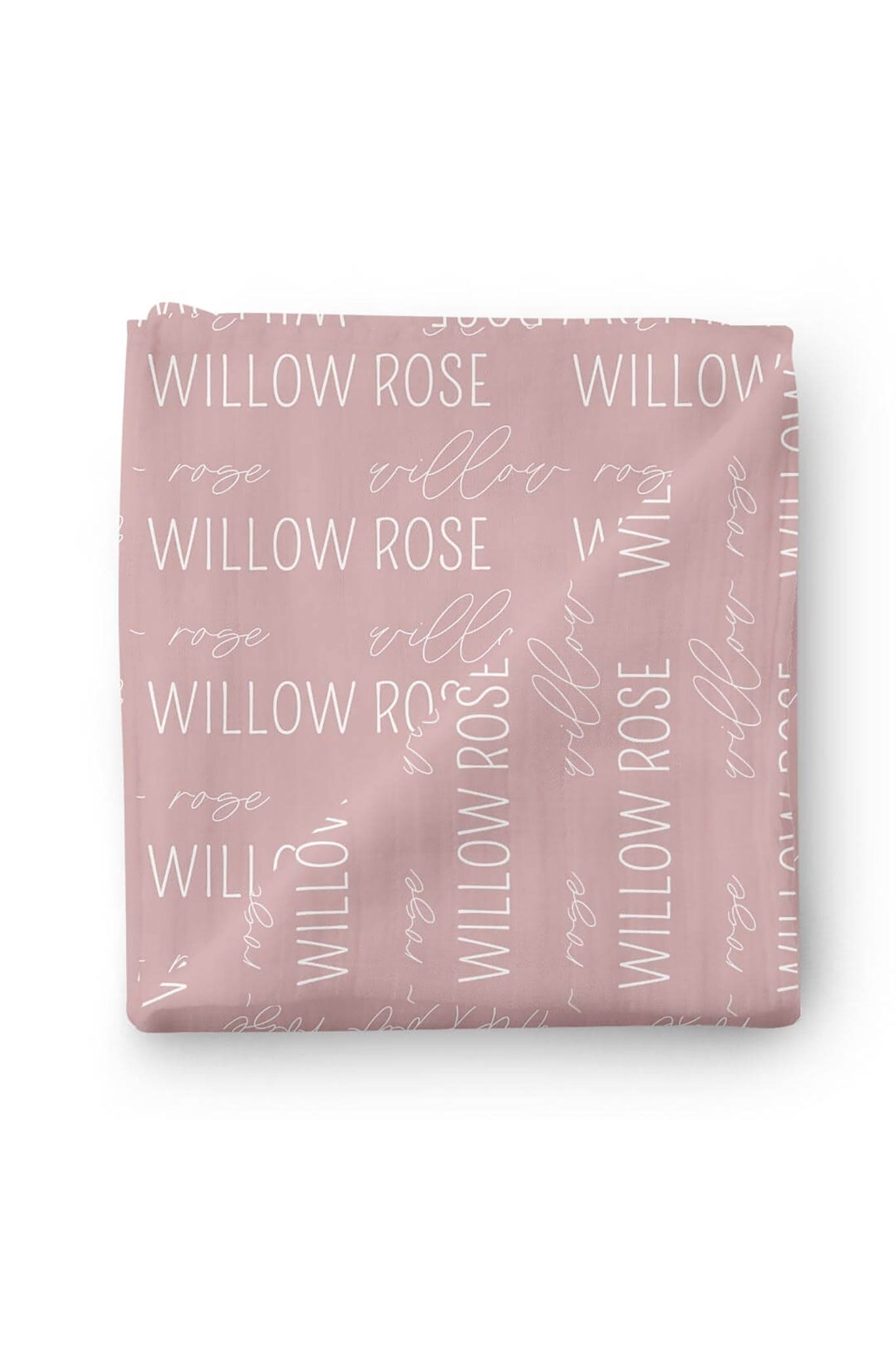 Personalized Baby Name Swaddle Blanket