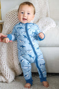 Convertible Bamboo Zip Romper | Fin Friends