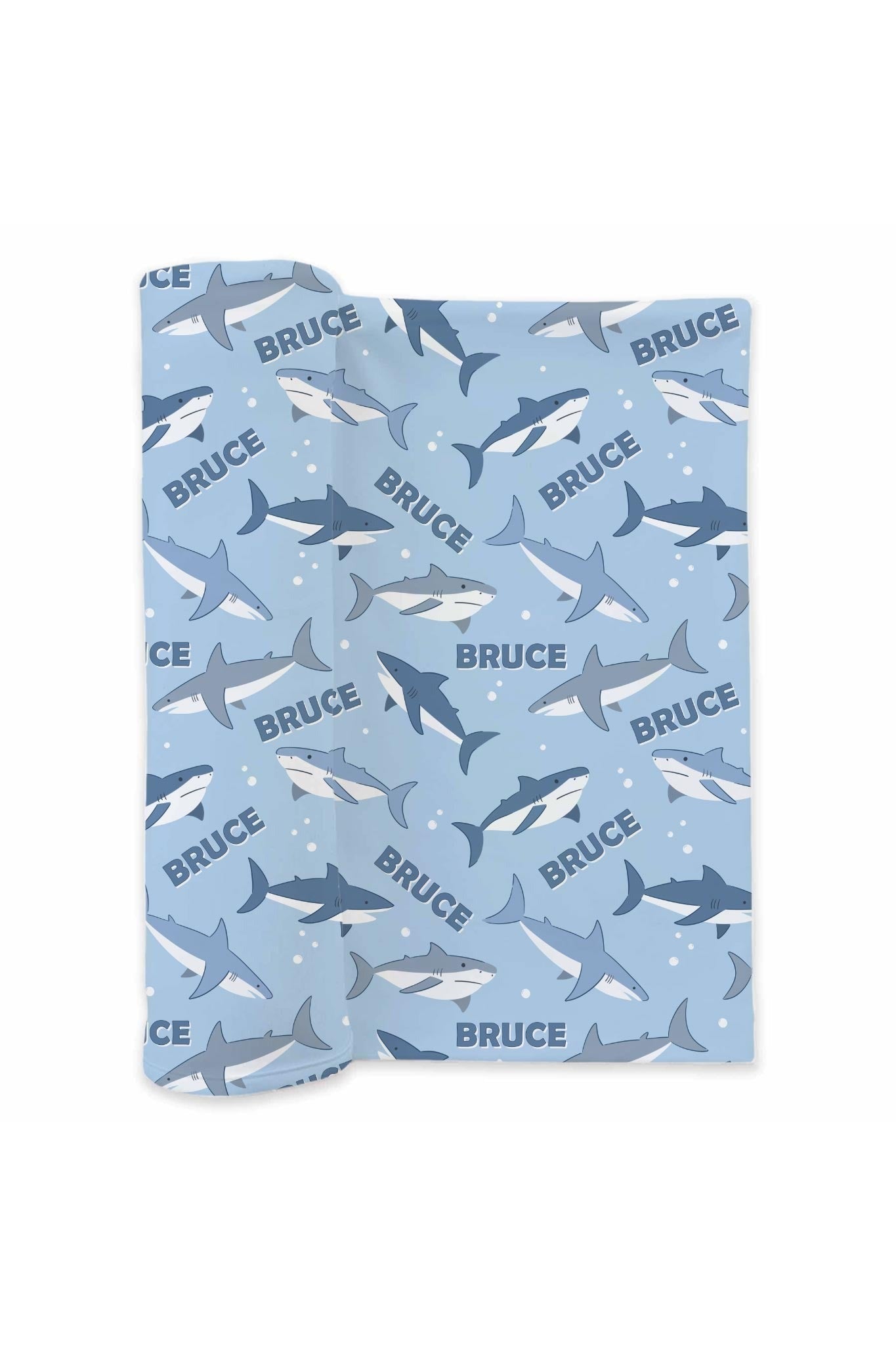 Personalized Swaddle Blanket | Fin Friends