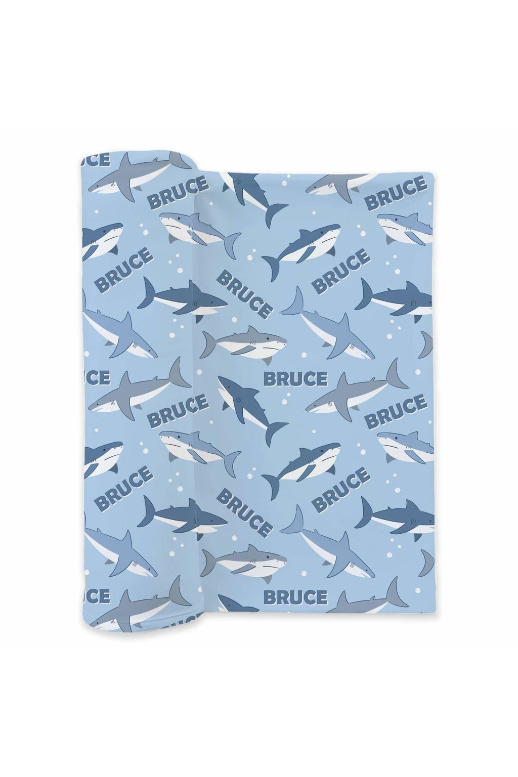 Personalized Swaddle Blanket | Fin Friends