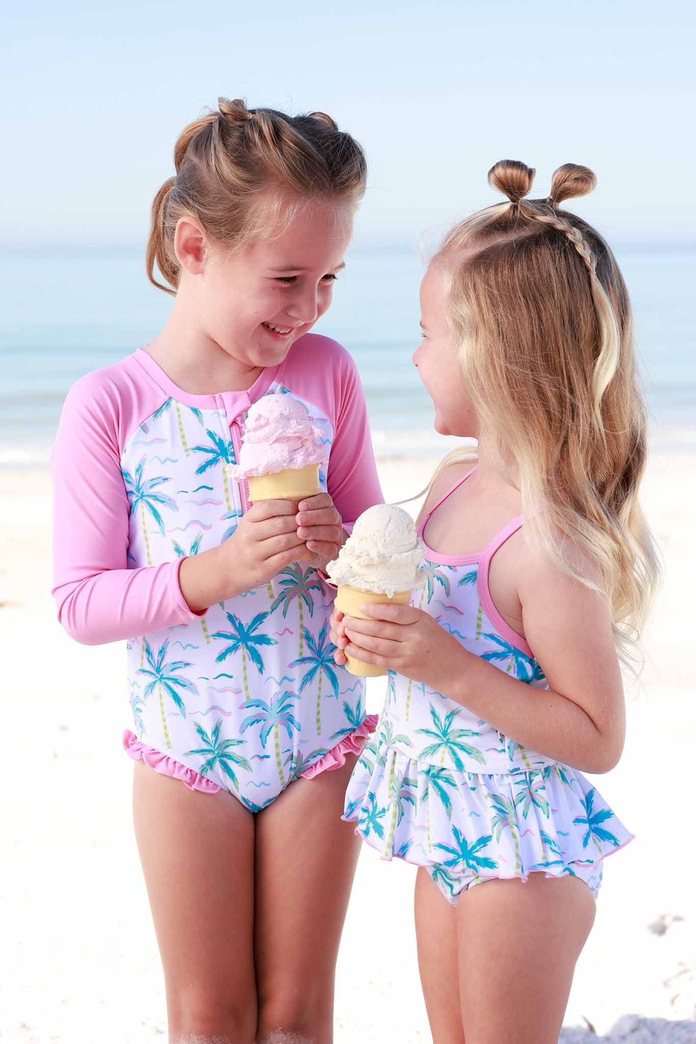 Two Piece Strappy Tankini | Blue Lagoon