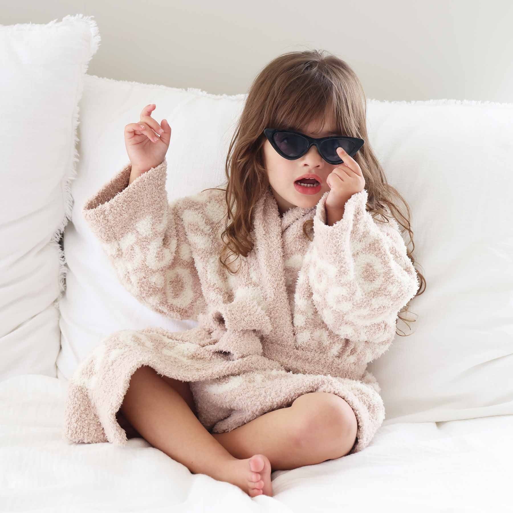 CuddleLaneTM Kids Robe | Leopard
