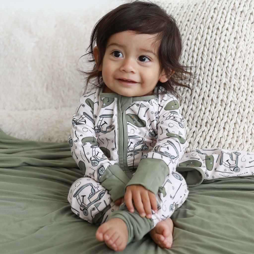 Tee Time Convertible Zip Romper
