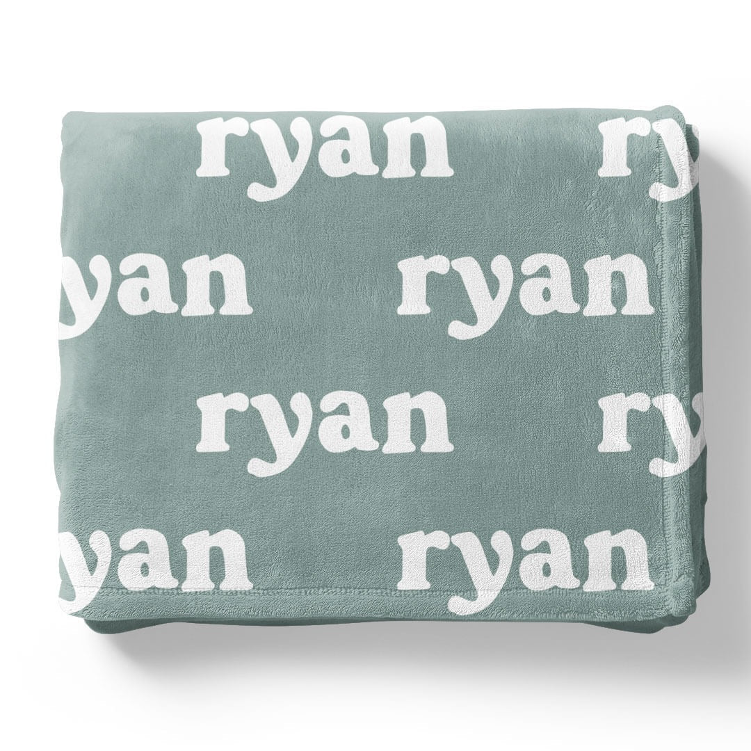 Candy Apple Personalized Color Blanket