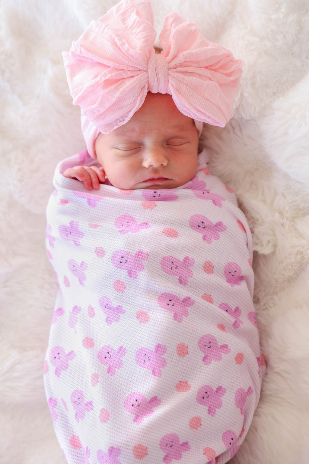 Bamboo Waffle Oversized Swaddle Blanket | Sea Snuggles