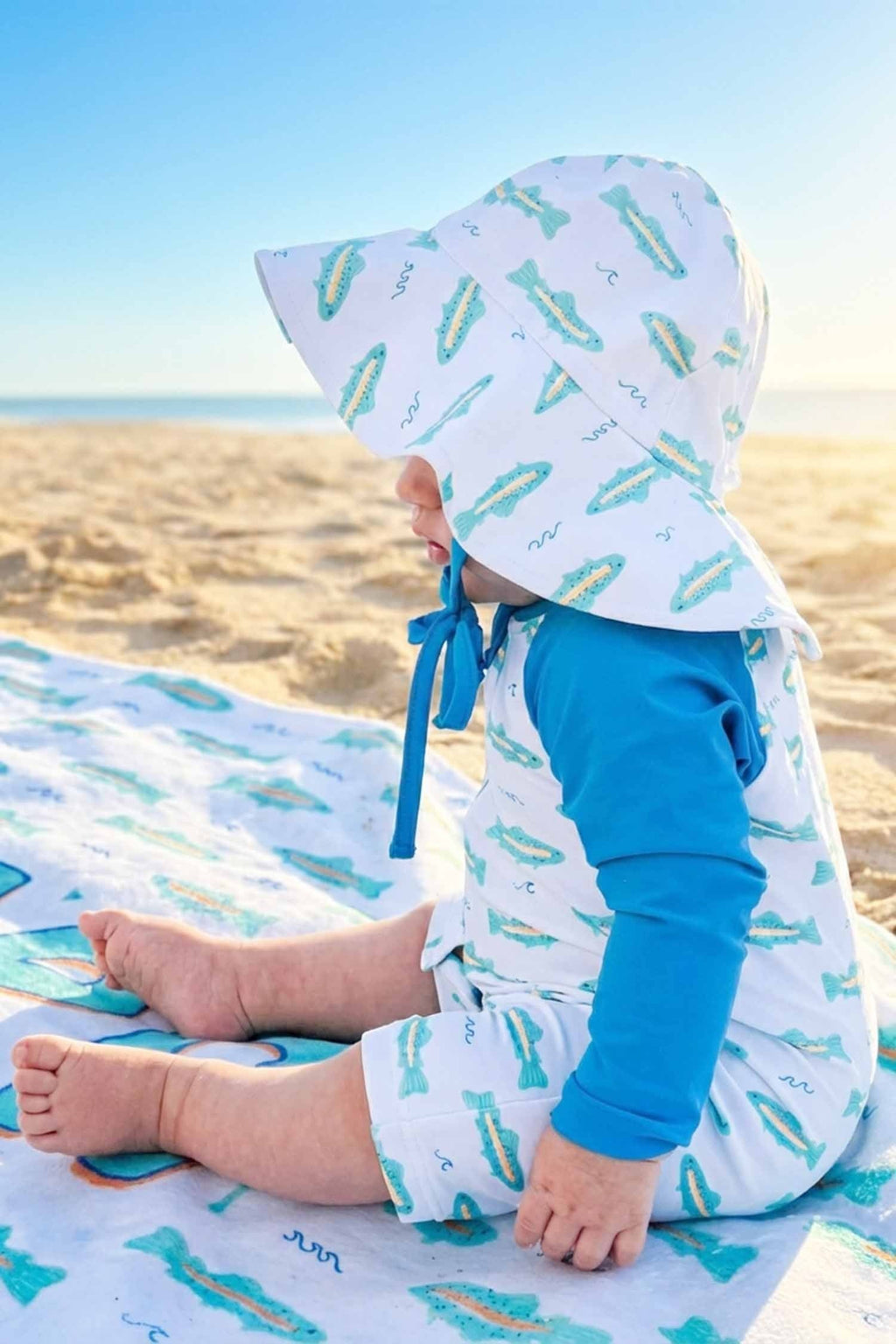 Printed Sun Hat | Tiny Trout