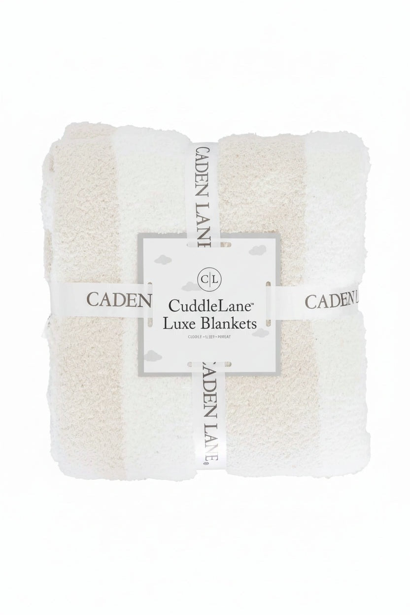CuddleLaneTM Luxe Blankets | Stripe