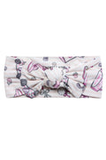 Knit Large Bow Headwrap | Caddie Crew Pink